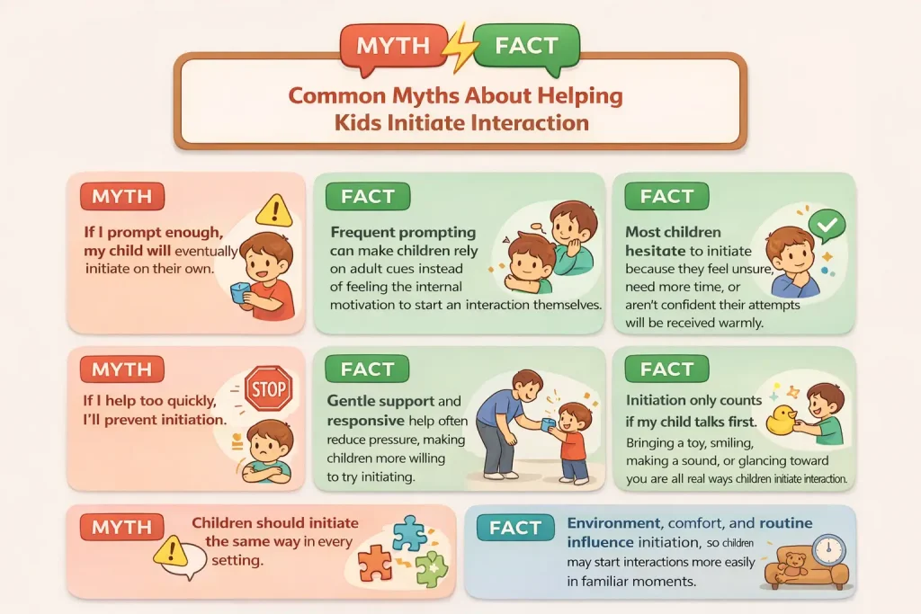 Common Myths About Helping Kids Initiate Interaction