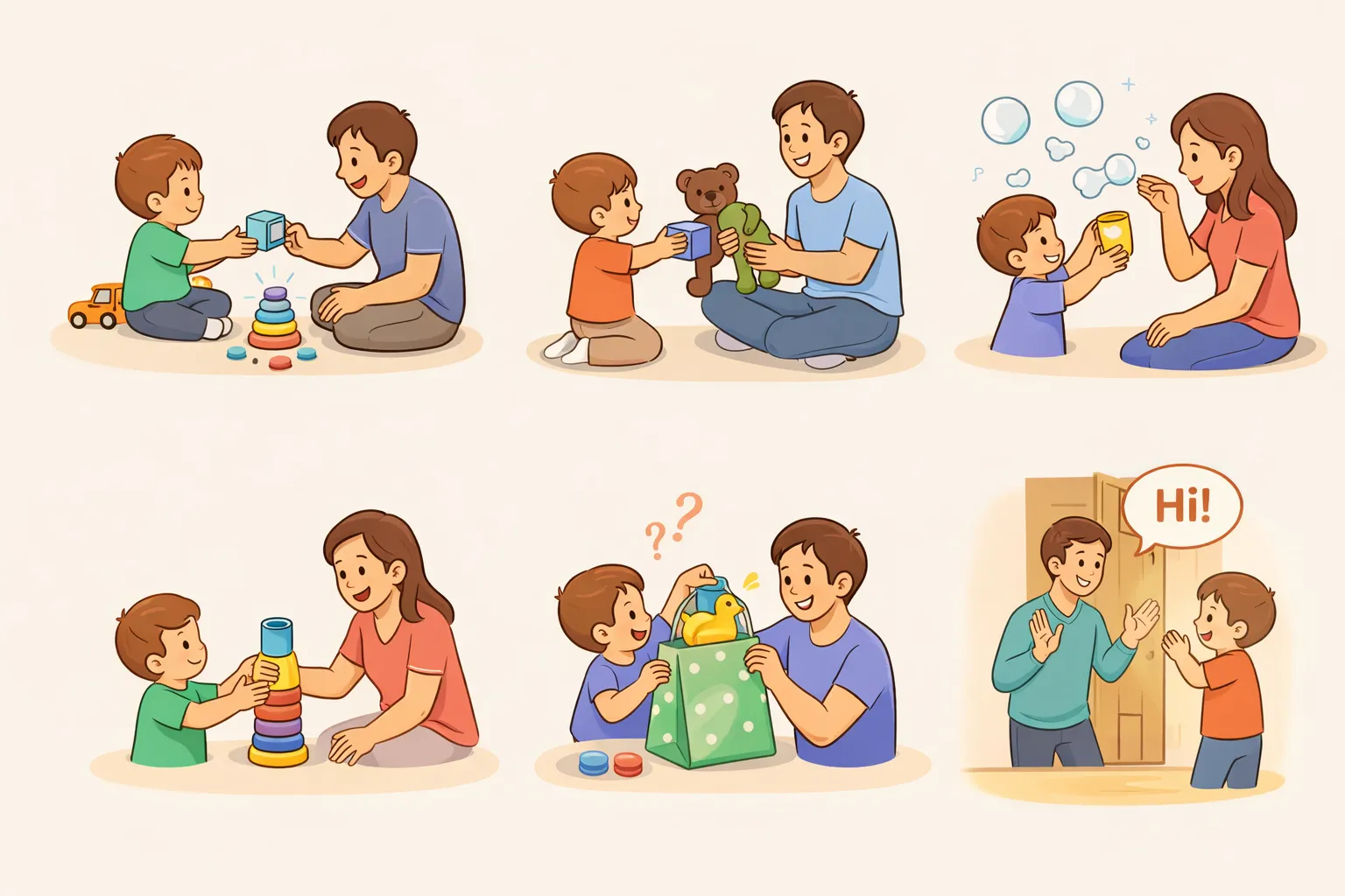 10+ Simple Home Activities That Encourage Your Child to Initiate Interaction With You