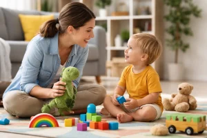 The Truth About Saying Look at Me To Get Eye Contact During Play