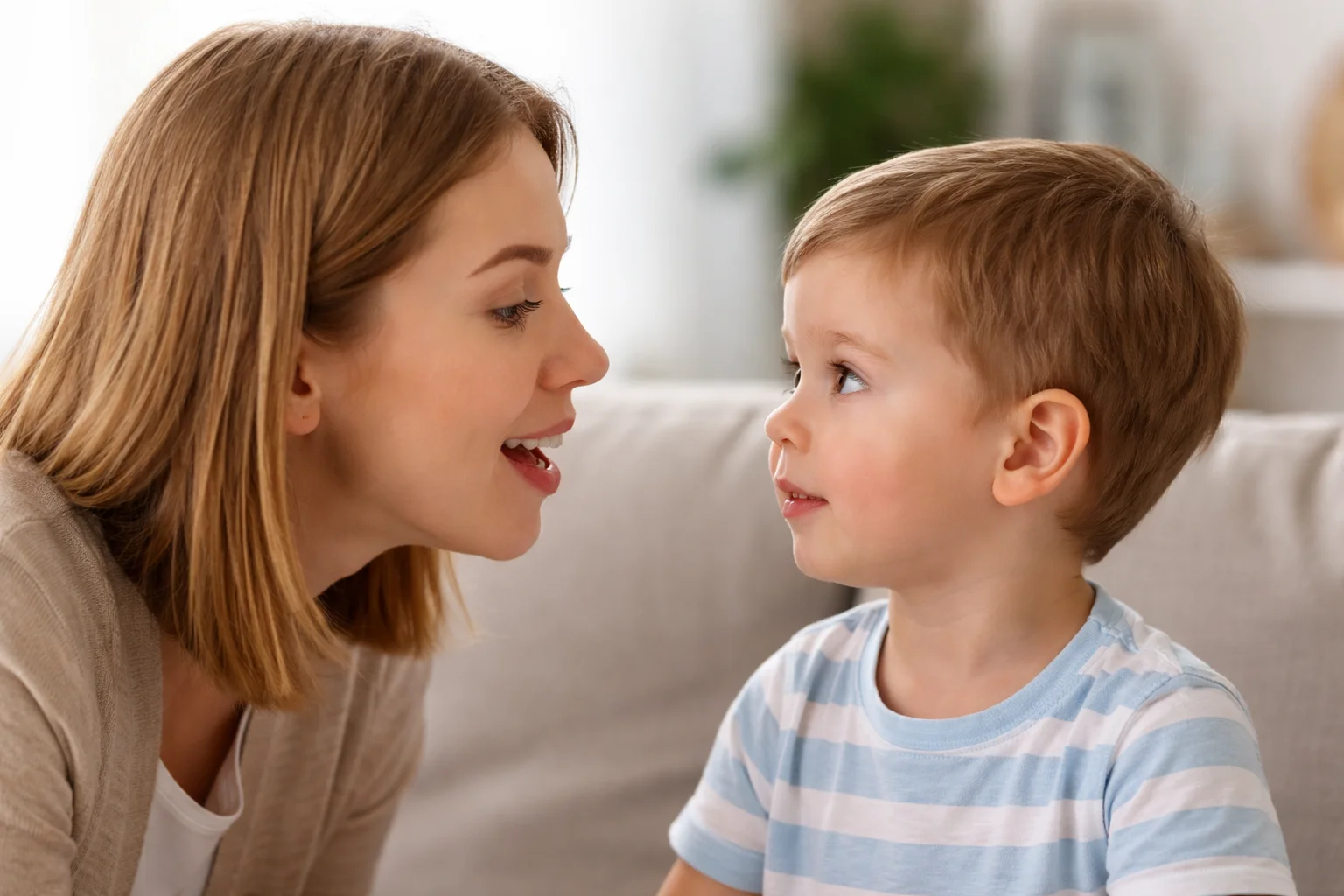 Why Does My Child Look at My Mouth but Not My Eyes?