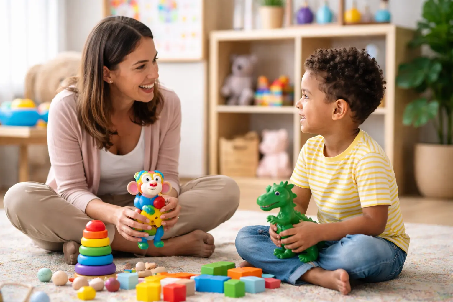 When To See a Speech Therapist About Eye Contact and Connection During Play