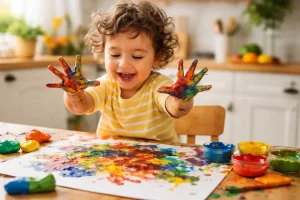 It’s Okay if Your Toddler is Messy With Hands, Control Comes Before Neatness