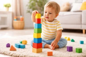 When Should a Toddler Be Able to Stack Blocks Without Knocking Them Over?